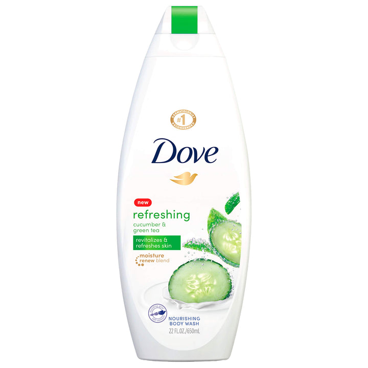 Dove Go Fresh Body Wash, Cucumber and Green Tea, 22 oz