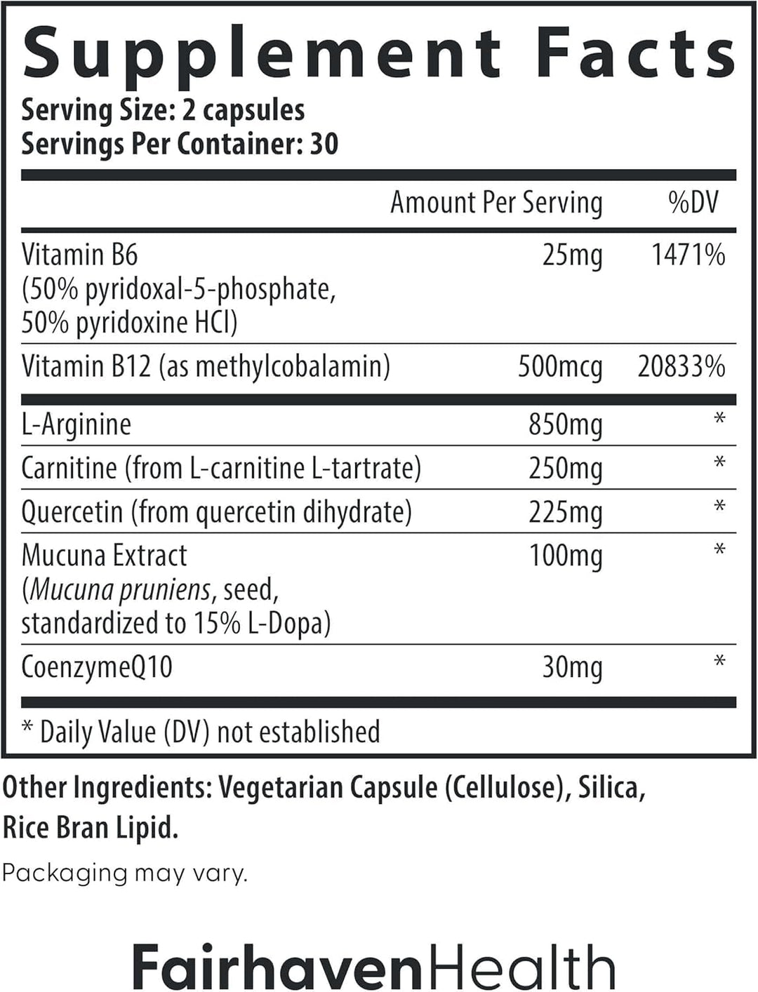 Fairhaven Health Motility Boost, 60 Count