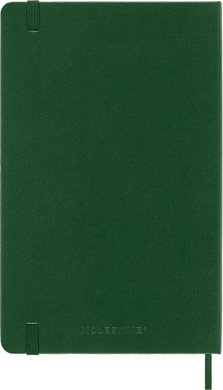 Moleskine Classic Plain Paper Notebook, Myrtle Green, Large