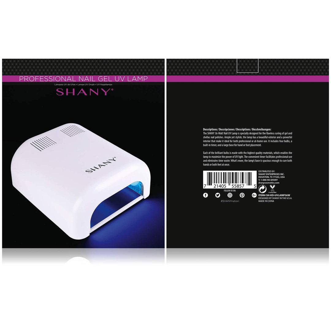 SHANY Cosmetics UV Gel Nail Dryer, Pro Series, 36W