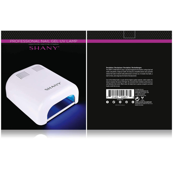 SHANY Cosmetics UV Gel Nail Dryer, Pro Series, 36W