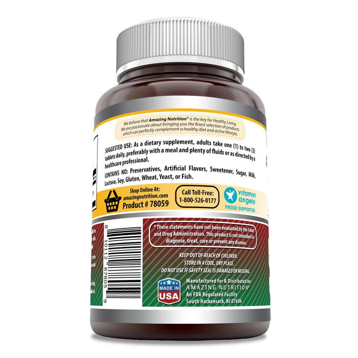 Amazing Nutrition Iron as Ferrous Sulfate, 65 mg, 480 Count