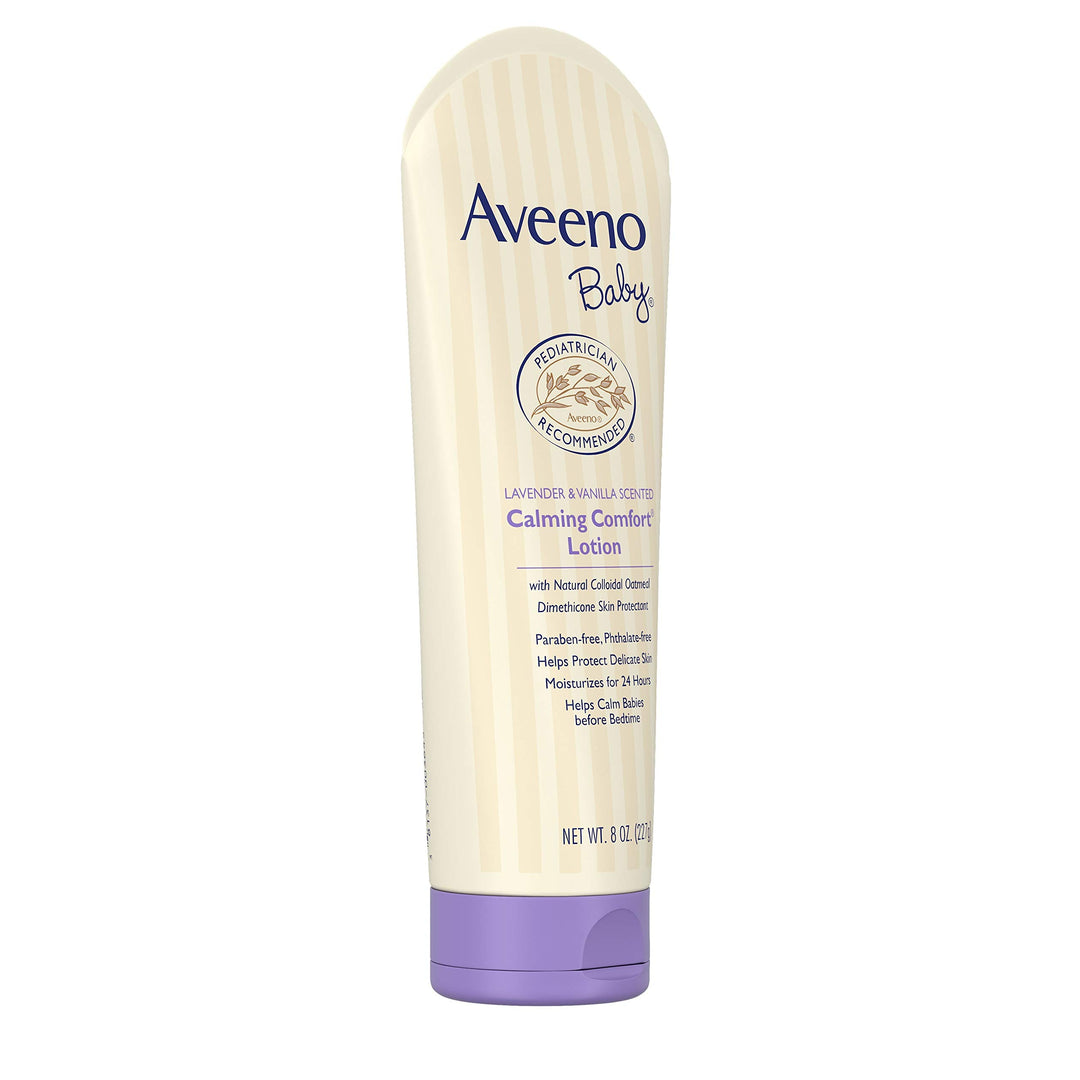 Aveeno Baby Calming Comfort Moisturizing Lotion, Lavender & Vanilla, 8 fl oz