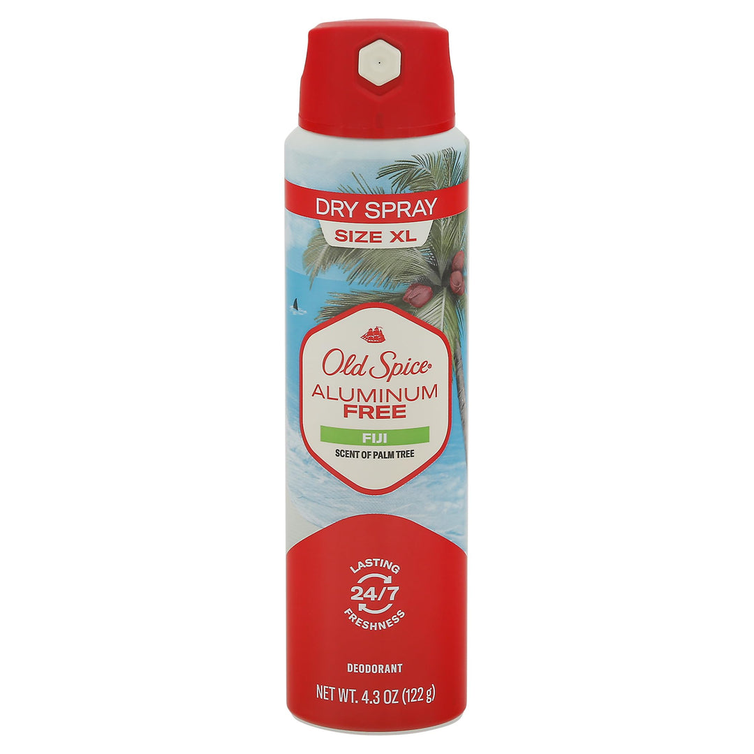 Old Spice Dry Spray Deodorant, Fiji, 4.3 oz