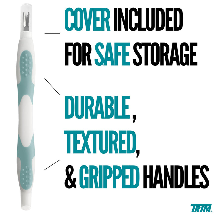 Trim Easy Hold Cuticle Pusher & Remover, Stainless Steel
