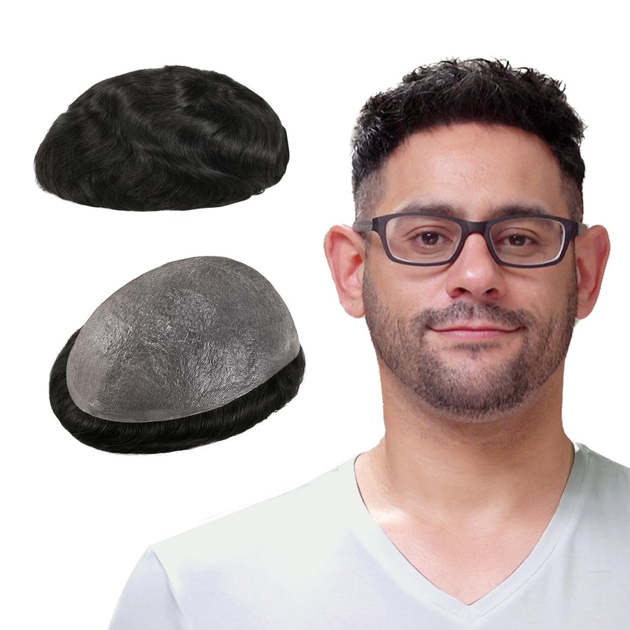 Lordhair Toupee, 0.03mm Ultra Thin Skin, 1B