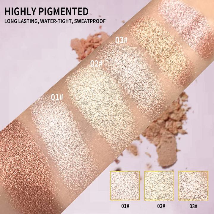 SZDYM Highlighter Makeup Palette, Highlighters-01, 6 Count