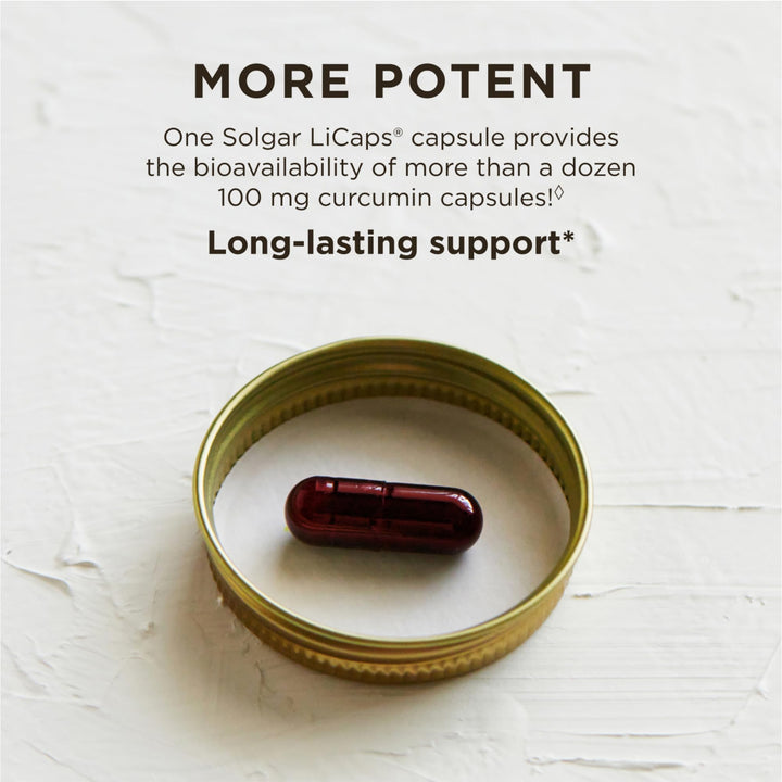 Solgar Full Spectrum Curcumin Liquid Extract Softgels, 90 Count