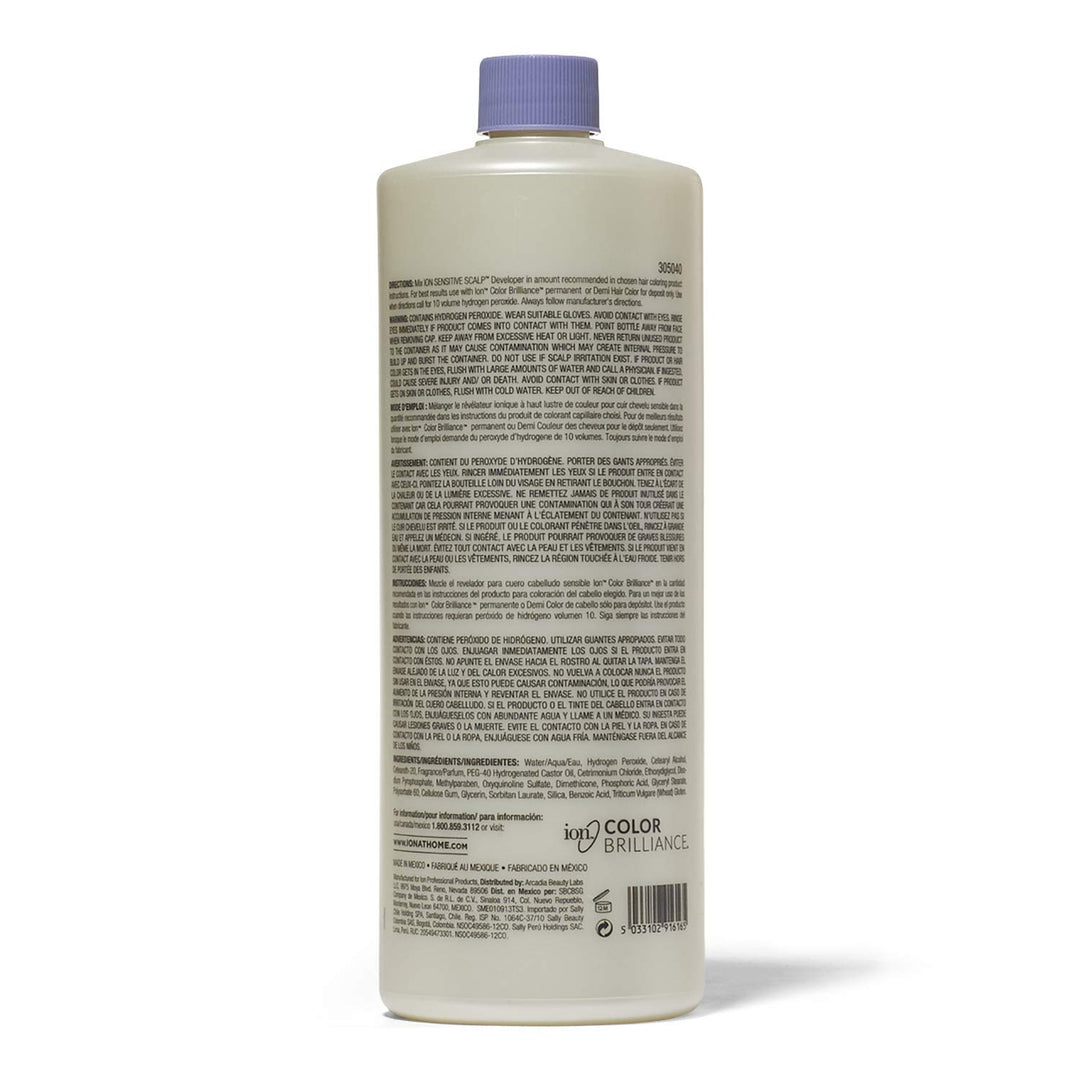 ION Sensitive Scalp 10 Volume Creme Developer, 950 ml