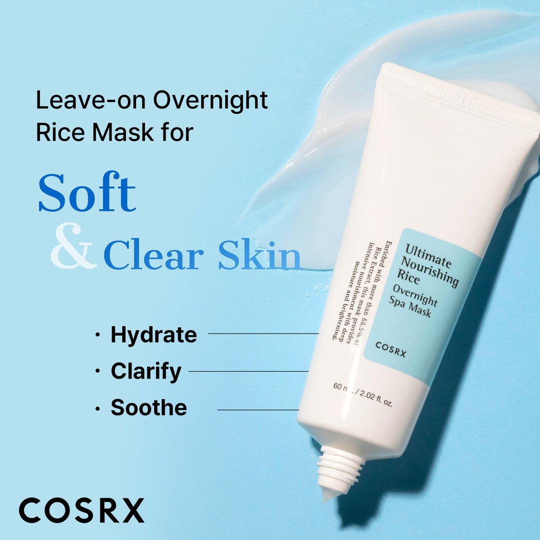 COSRX Ultimate Nourishing Rice Spa Overnight Mask, 50 g
