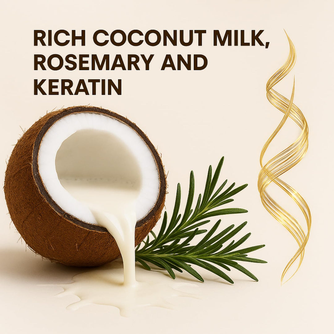 ROZE Coconut Milk Keratin Shampoo, 500 ml