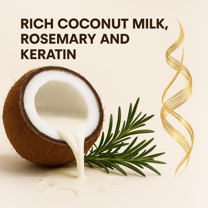 ROZE Coconut Milk Keratin Shampoo, 500 ml