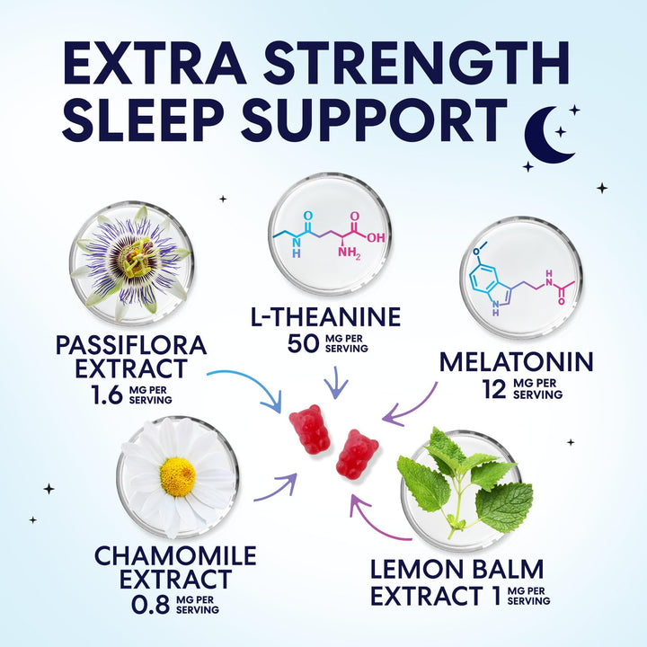Nature's Nutrition Sleep Gummies, 12 mg, 60 Count