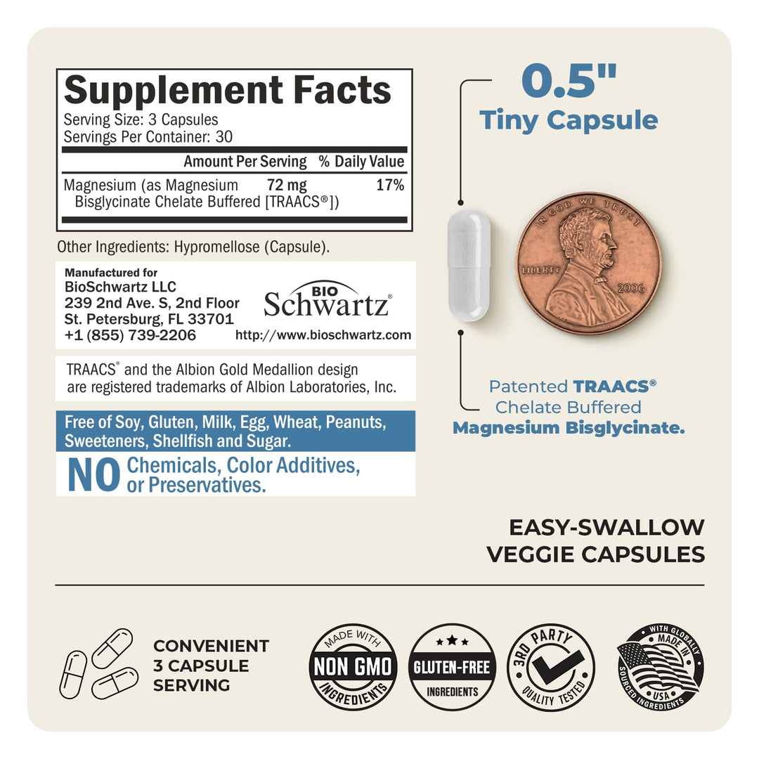 Magnesium Bisglycinate, 90 Count