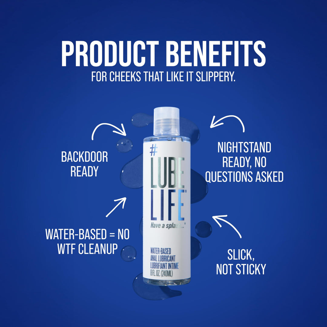 LubeLife Water-Based Lubricant, 12 fl oz