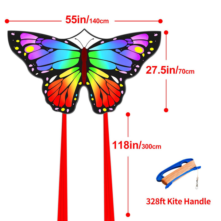 Kaiciuss Butterfly Kite, Large, Single Line