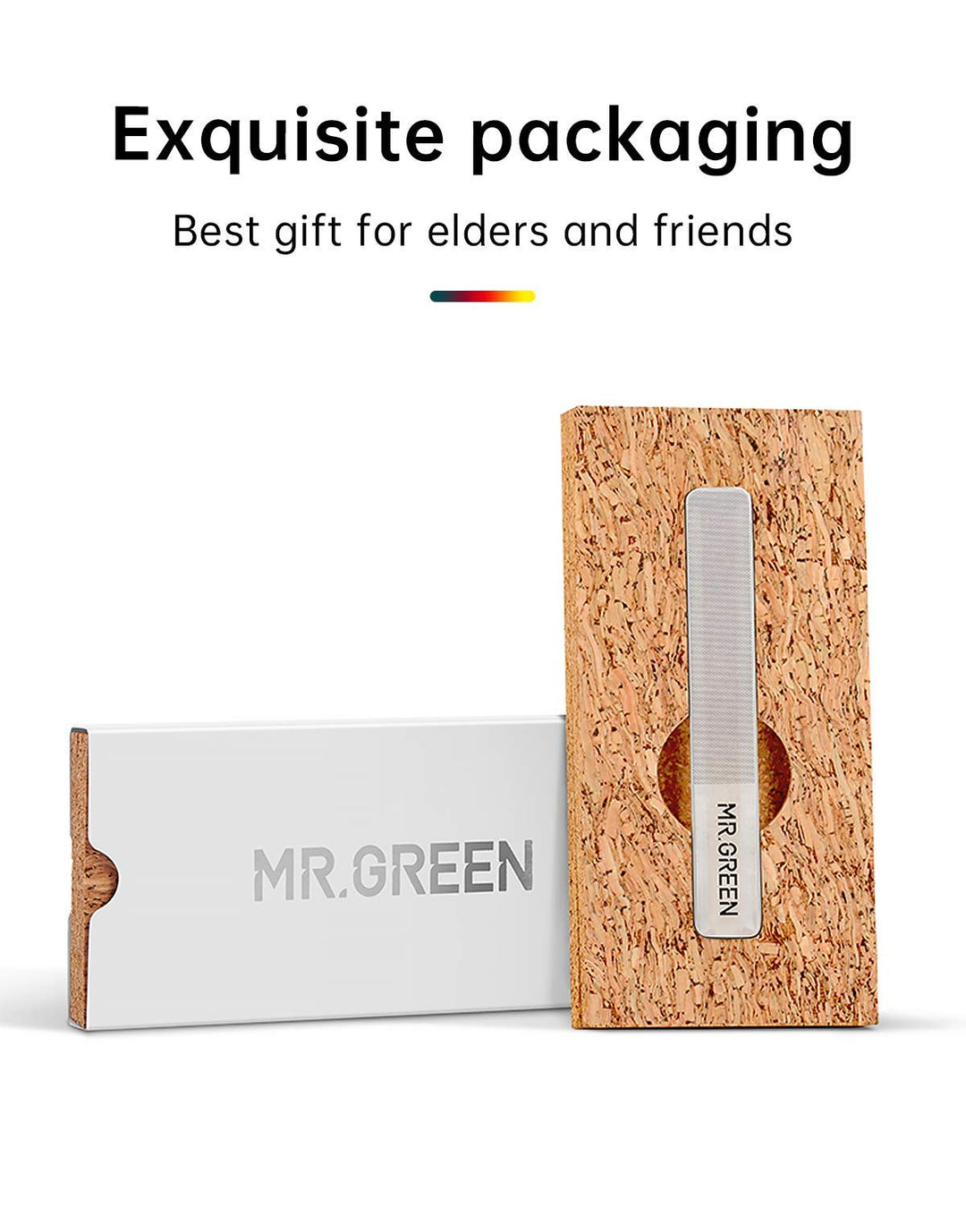 MR.GREEN Glass Nail Shiner, Nano Nail File and Buffer Polisher