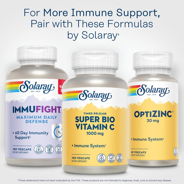 SOLARAY Super Bio Vitamin C, Time Release, 100 Count