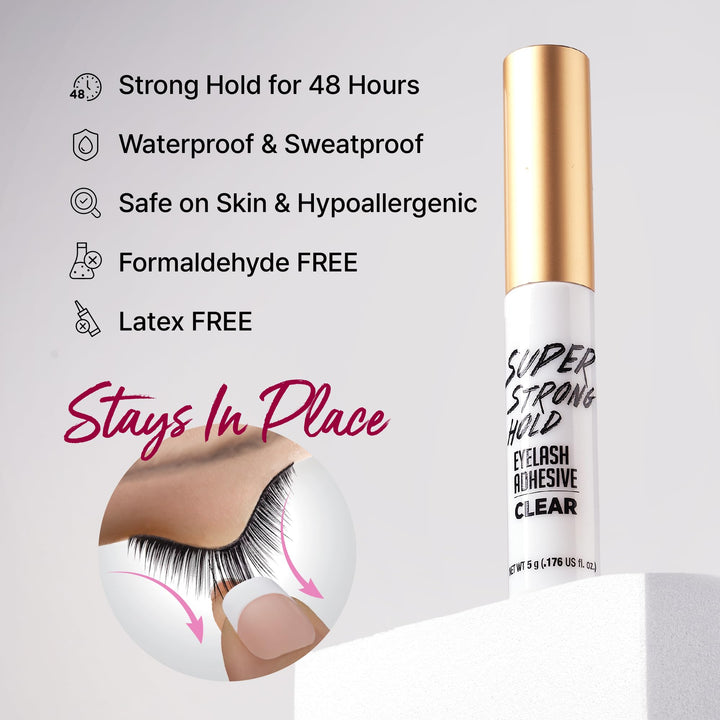 I-ENVY Super Strong Hold Eyelash Adhesive, Clear