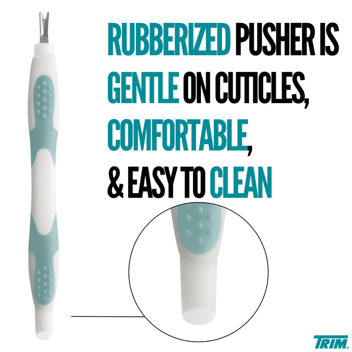 Trim Easy Hold Cuticle Pusher & Remover, Stainless Steel