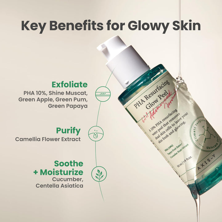 AXIS-Y PHA Resurfacing Glow Peel, 1.69 fl oz