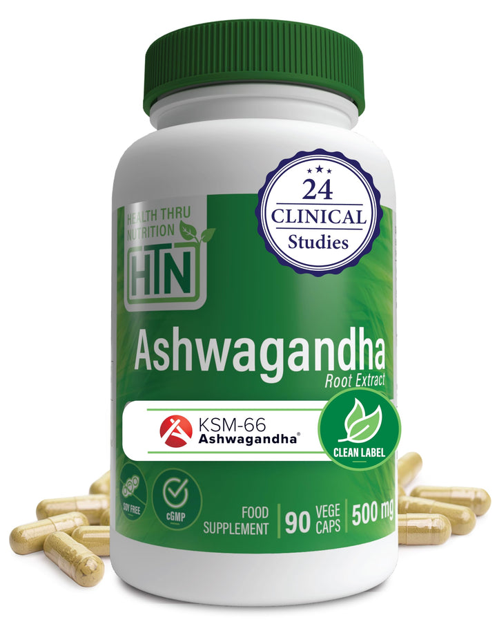 Health Thru Nutrition Ashwagandha KSM-66, 500 mg, 90 Count