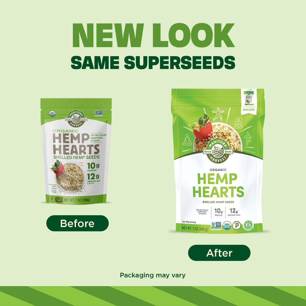 Manitoba Harvest Organic Hemp Hearts Shelled Seeds, 7 oz