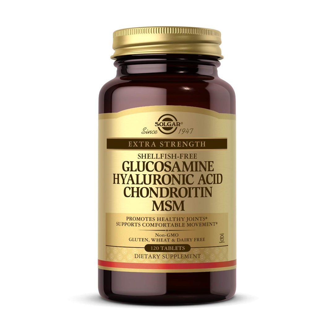 Solgar Glucosamine Hyaluronic Acid Chondroitin MSM, 120 Count