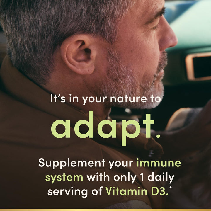 Nature's Bounty Vitamin D3 Dietary Supplement, 150 Count