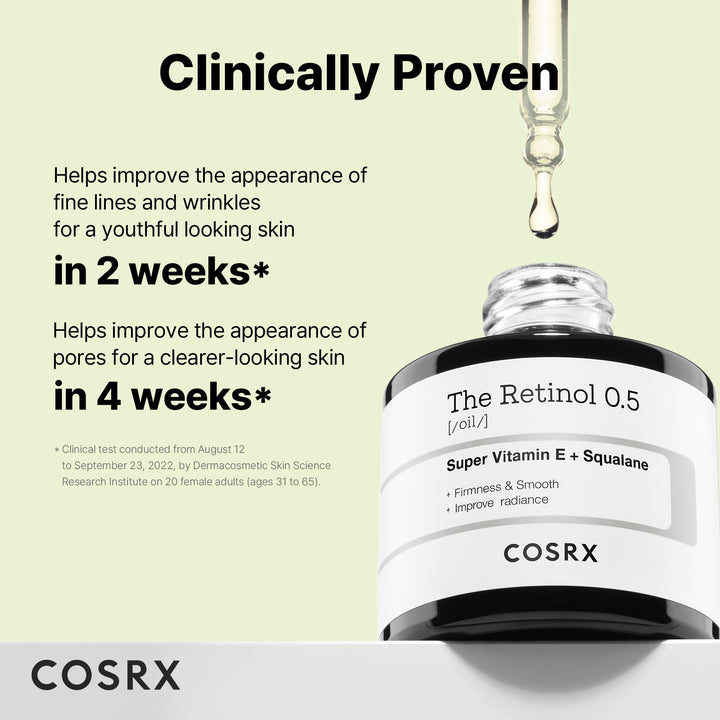 COSRX Retinol 0.5 Oil, 0.67 fl oz