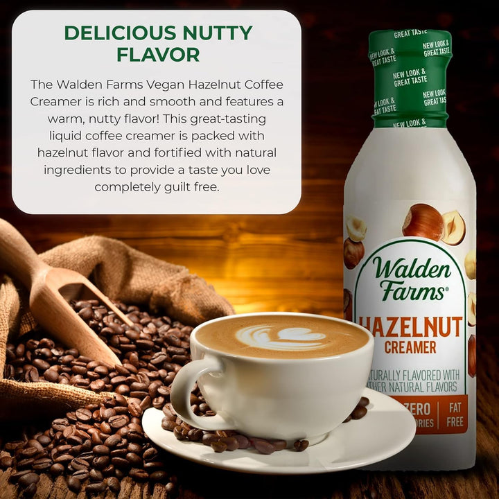 Walden Farms Coffee Creamer, Hazelnut, 12 oz