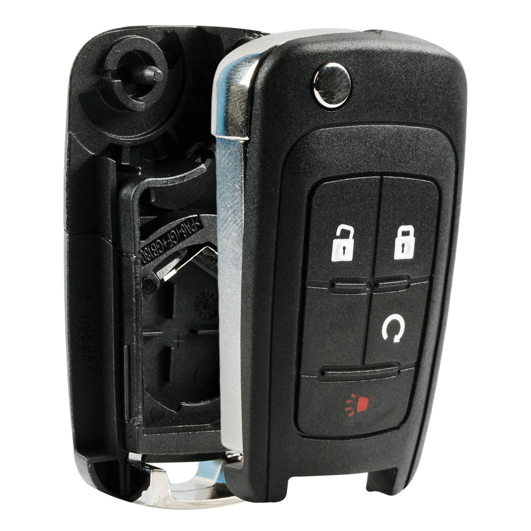 USARemote Key Fob Keyless Entry Remote Flip Shell Case And Pad, 1 Count