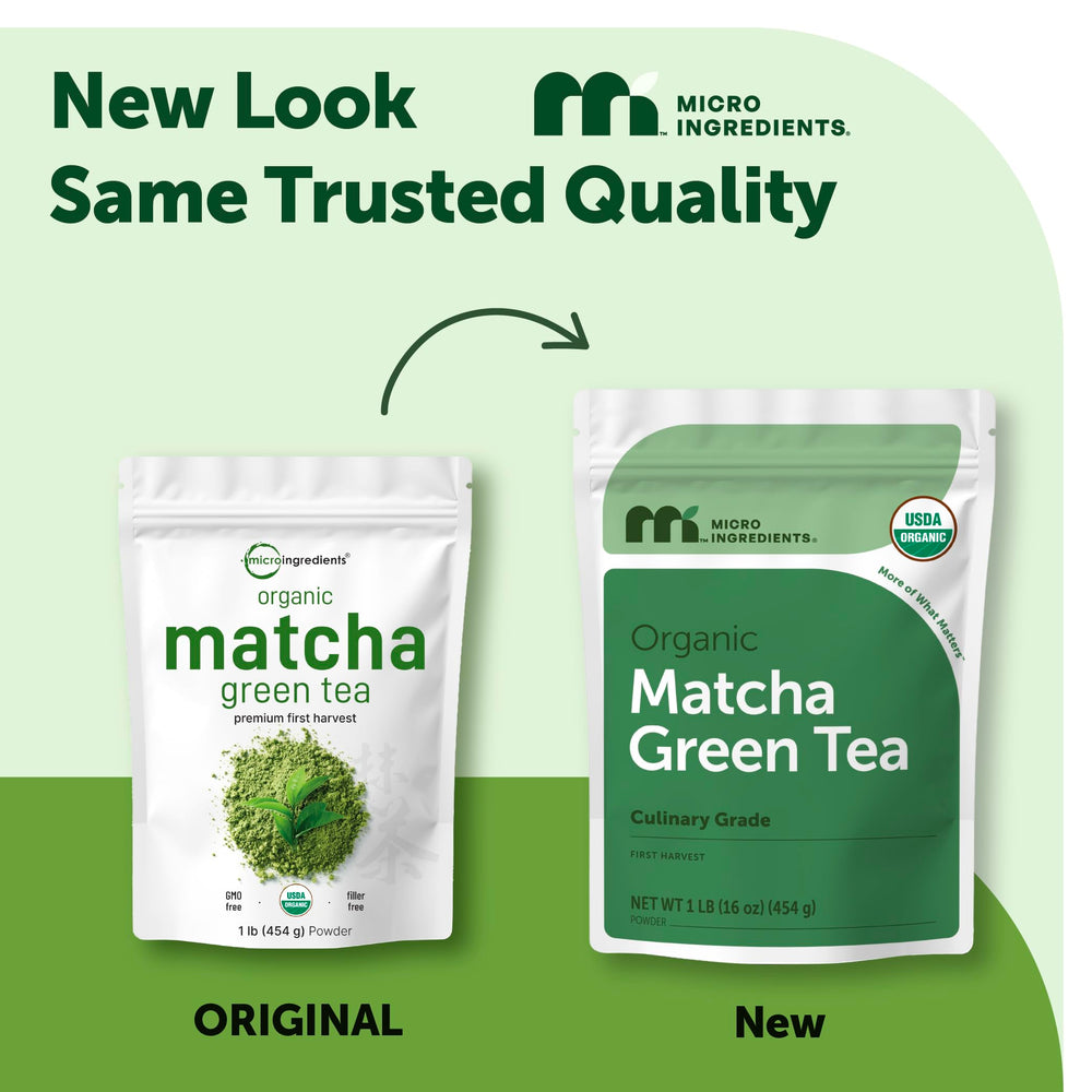 Micro Ingredients Organic Matcha Green Tea Powder, 1 lb