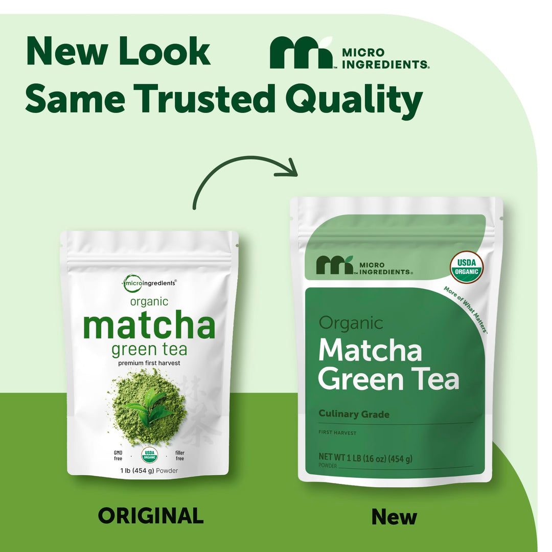 Micro Ingredients Organic Matcha Green Tea Powder, 1 lb