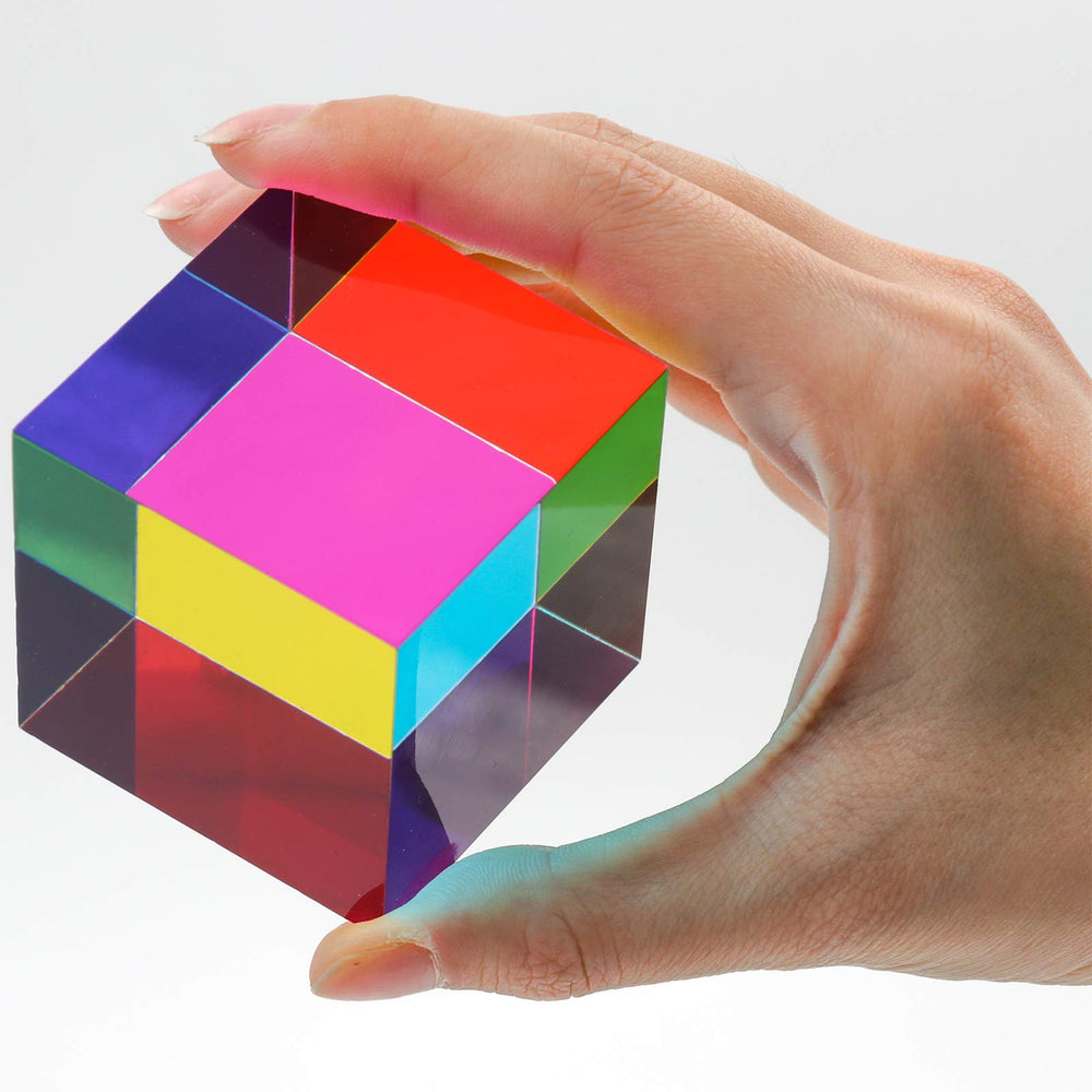 ZhuoChiMall CMY Mixing Colour Cube, 50mm