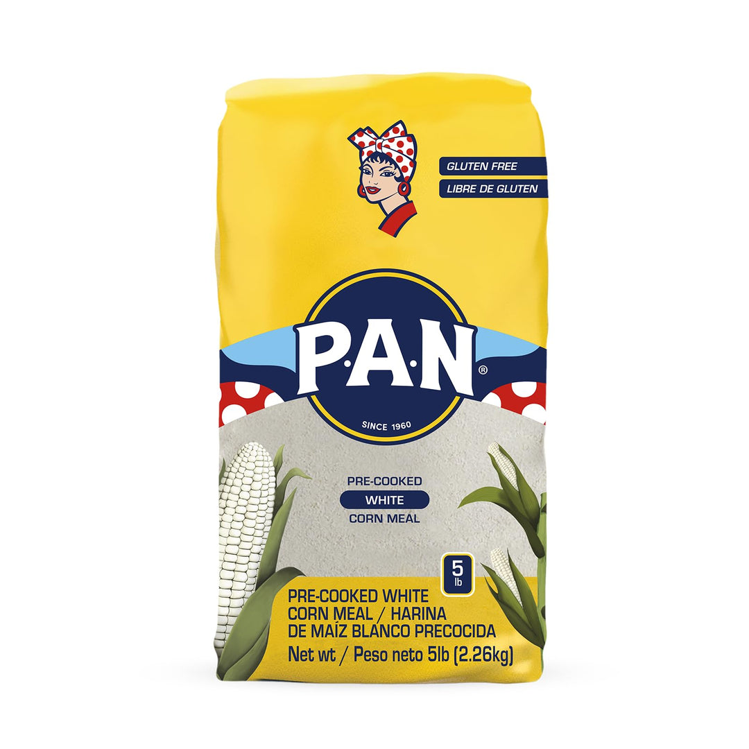 P.A.N. Pre-Cooked White Corn Meal, 5 lb