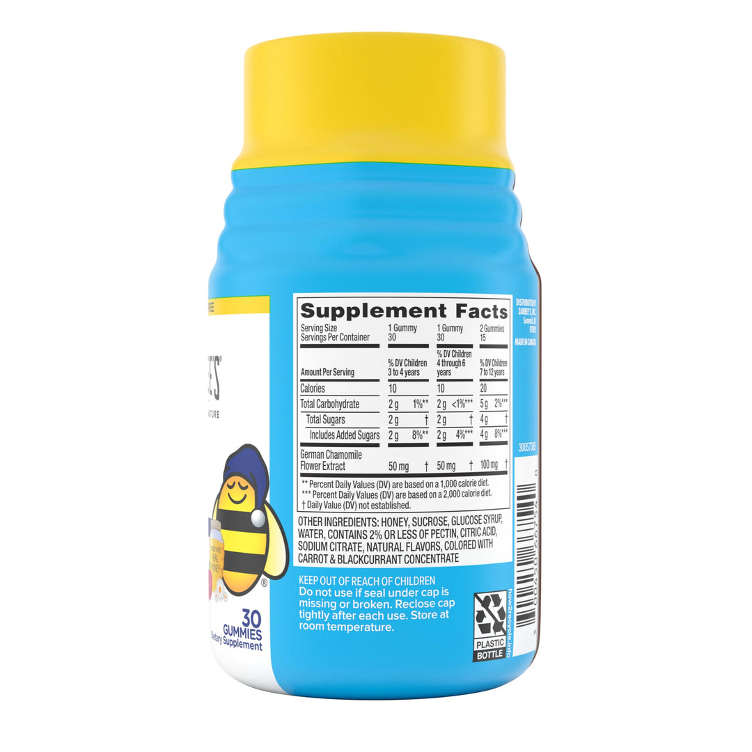 Zarbee's Kids Gentle Bedtime Gummies, Chamomile, 30 Count