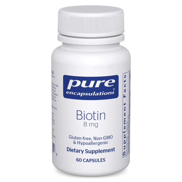 Pure Encapsulations Biotin, 8 mg, 60 Count