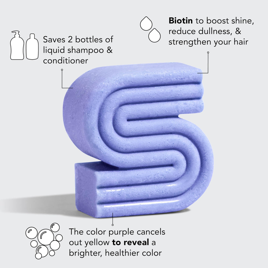Kitsch Purple Shampoo Bar, 3.2 oz