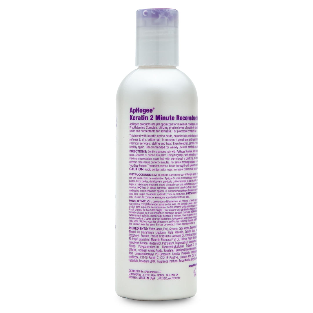 Aphogee Keratin 2 Minute Reconstructor, 8 fl oz