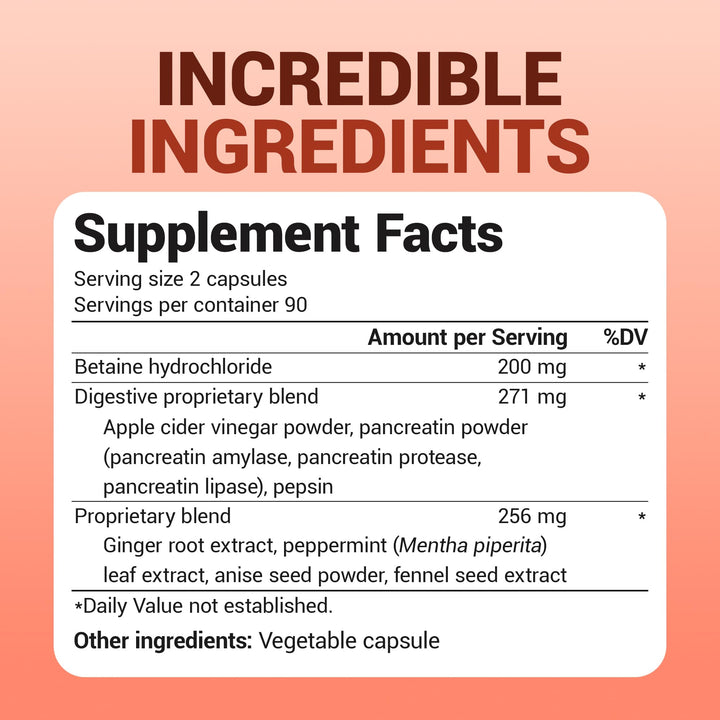 Dr. Berg Nutritionals Advanced Digestive Enzymes, Apple Cider Vinegar