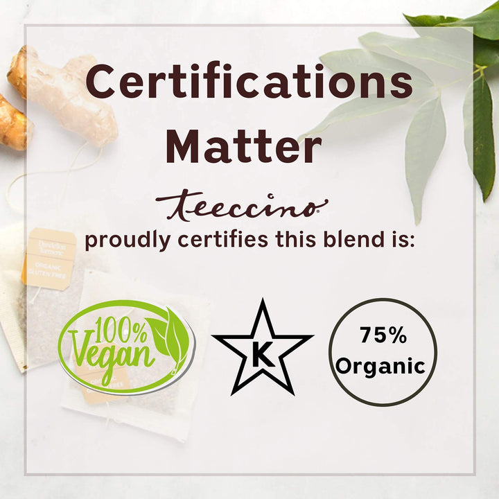 Teeccino Hazelnut Chicory Herbal Coffee, Medium Roast, 11 oz