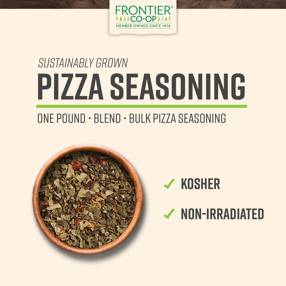 Frontier Natural Products Pizza Seasoning, 16 oz