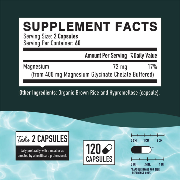 SMNutrition Magnesium Glycinate, 400mg