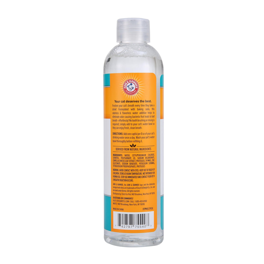 ARM & HAMMER For Pets Advanced Care Dental Water Additive, Fresh Mint, 8 oz