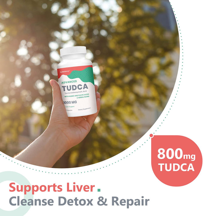 KoNefancy TUDCA Liver Supplement, 1000 mg, 60 Count