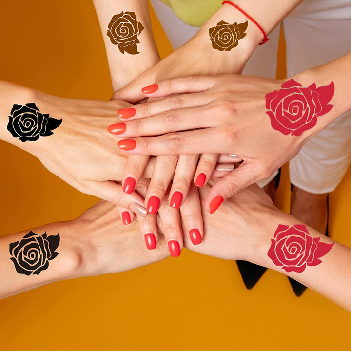 Yomagine Temporary Tattoo Kit, Jagua Gel, 5 Count