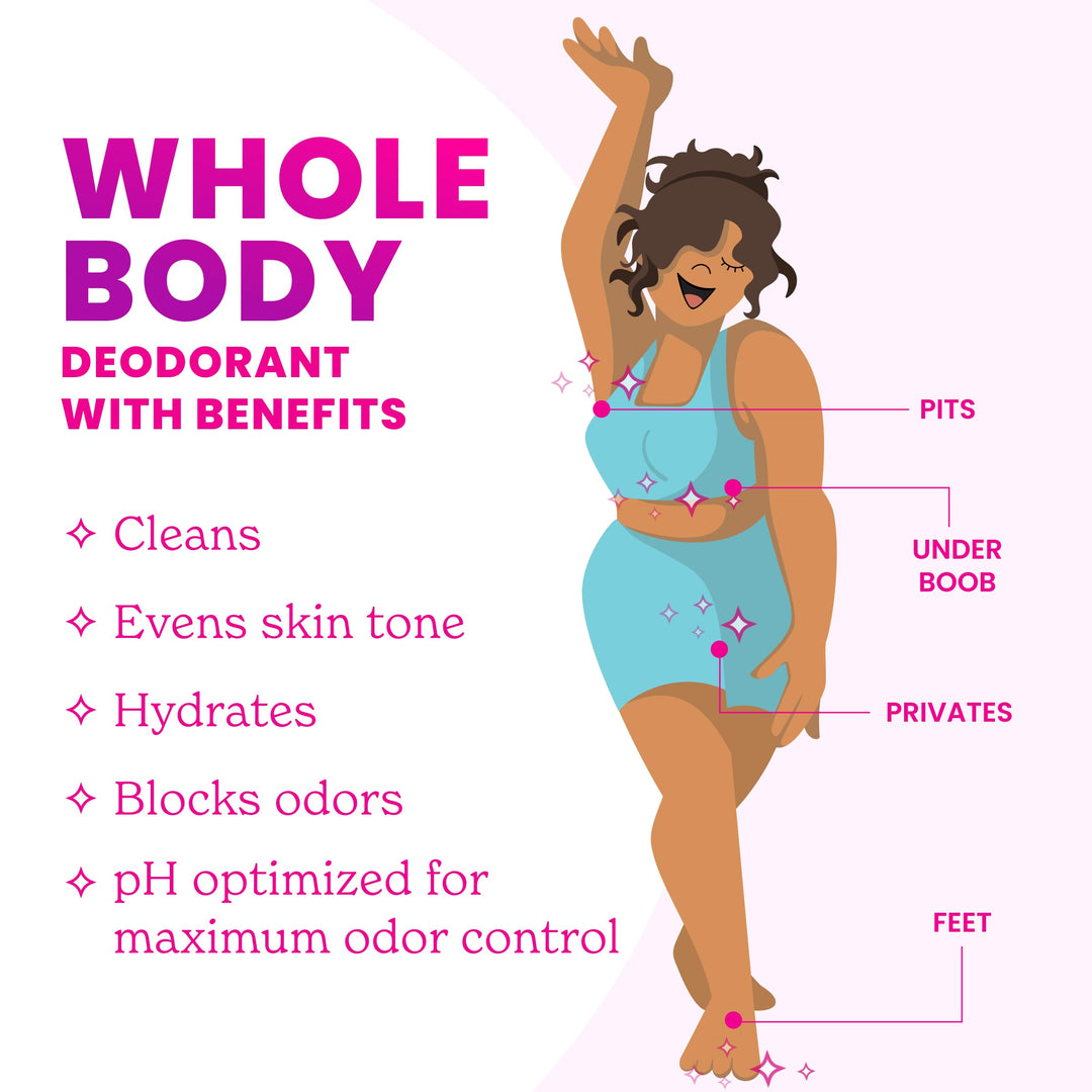 Lume Whole Body Deodorant Cream Stick, Soft Powder, 2.2 oz