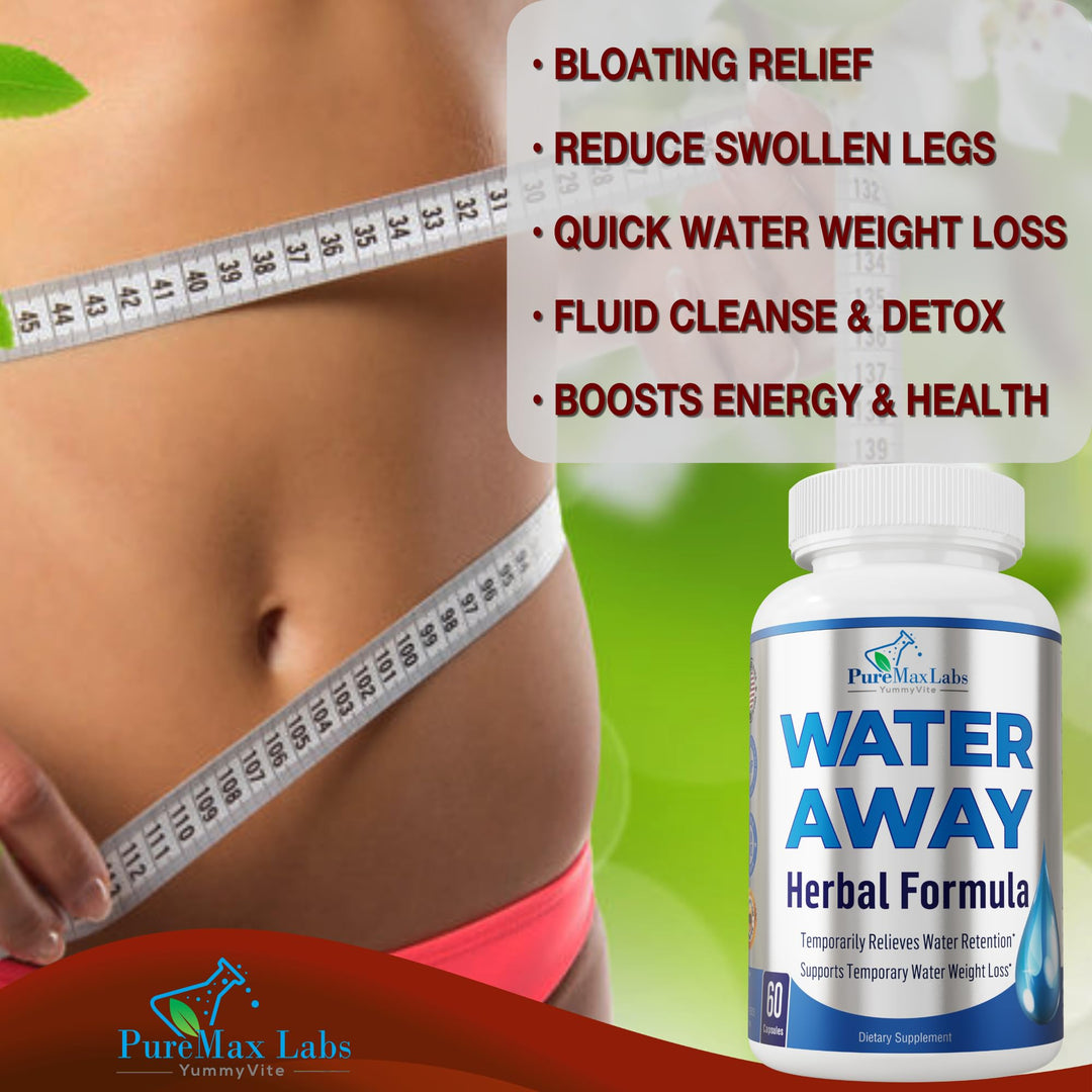Yummyvite Water Away Herbal Diuretic, 60 Count