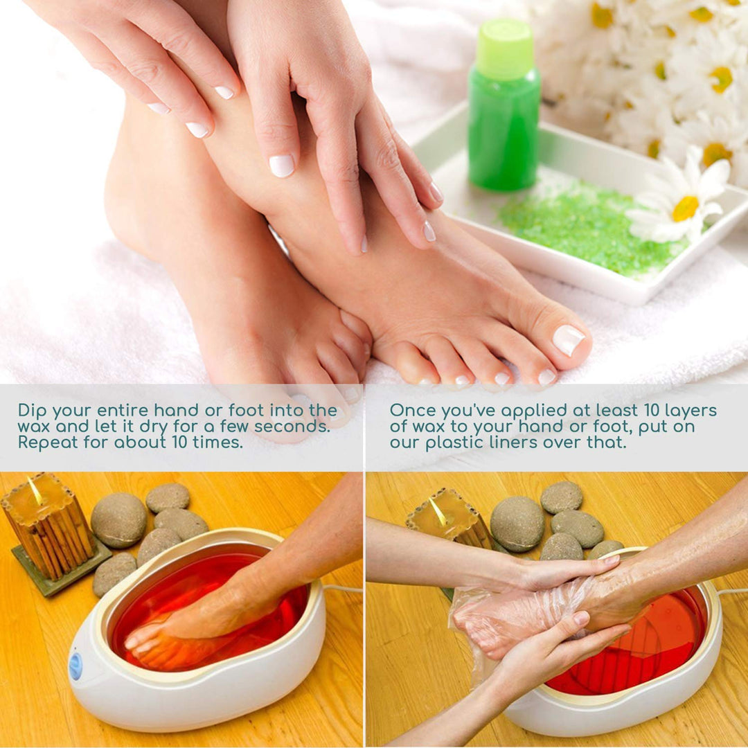 Segbeauty Paraffin Bath Liners for Foot, 200 Count